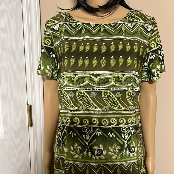 Kathie Lee Collection Woman’s Dress Multicolor Size 12 - Picture 2 of 6